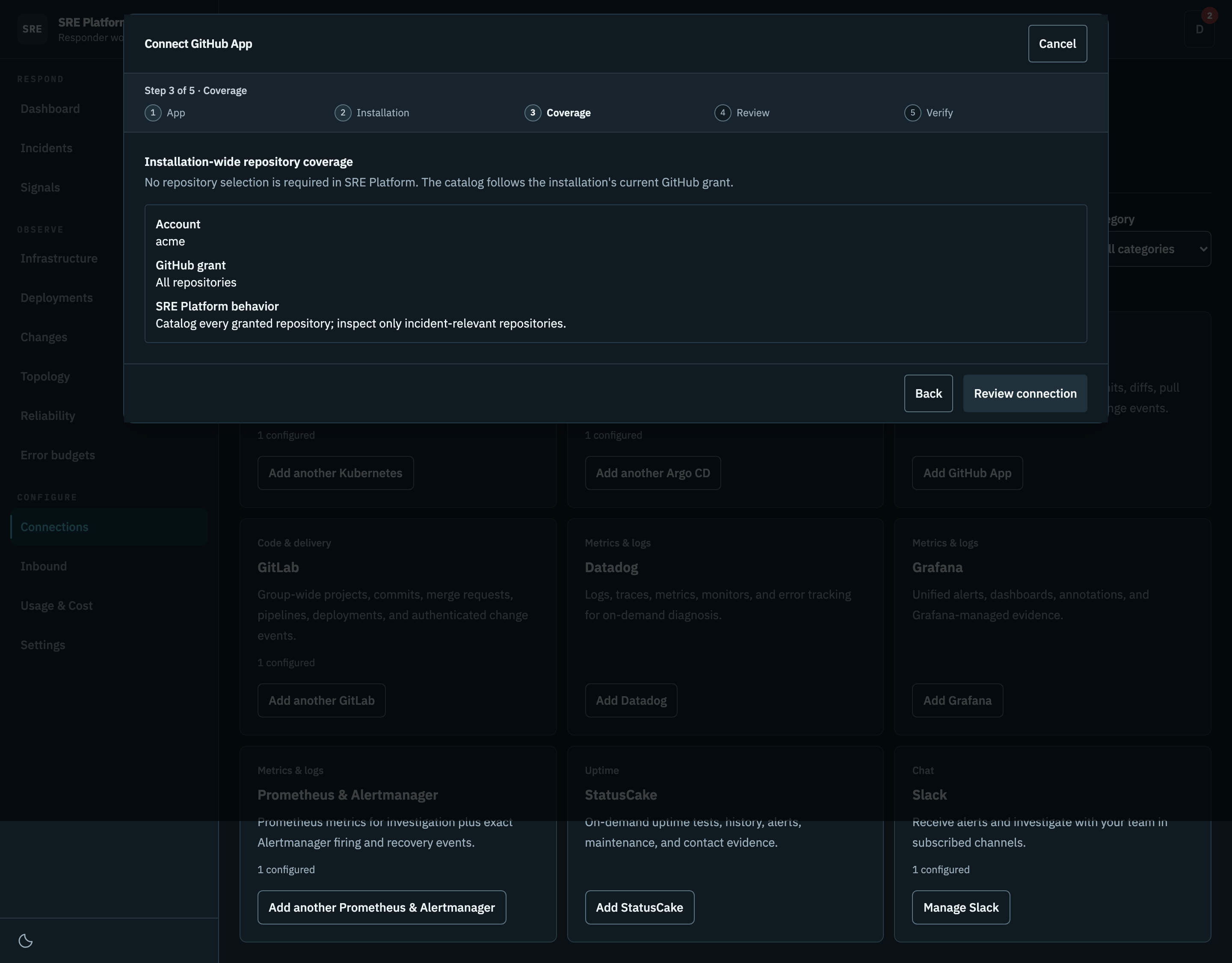 Installation-wide repository coverage